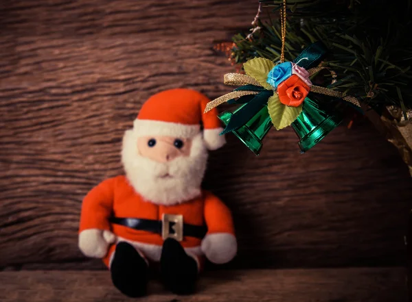 Decorazione Natalizia Con Campane Verdi — Foto Stock