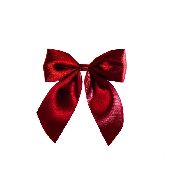 Beautiful Red Ribbon Bow — Stock Photo, Image