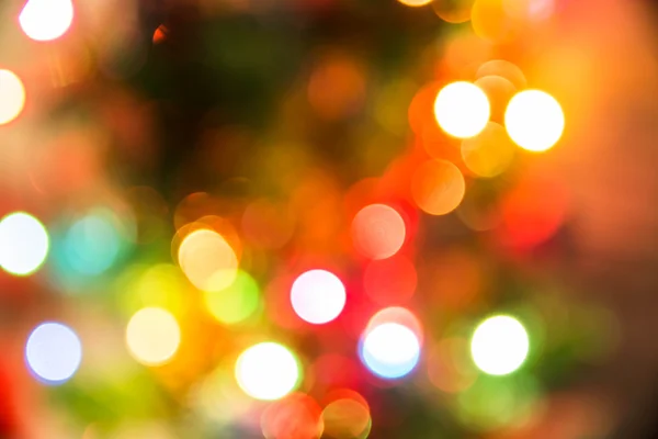 Fondo Desenfocado Luces Navidad — Foto de Stock