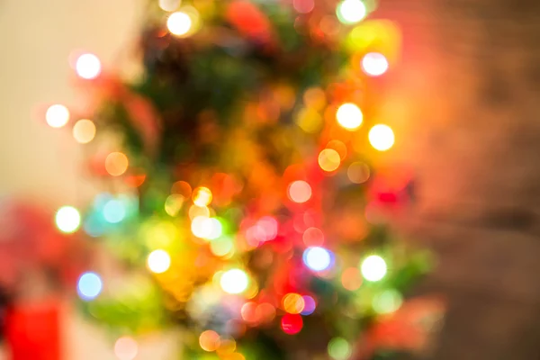 Defocused Kerstverlichting Achtergrond — Stockfoto