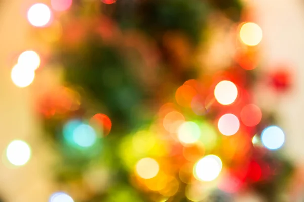 Defocused Kerstverlichting Achtergrond — Stockfoto