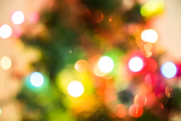 Nieostre Boże Narodzenie Światła Tło — Zdjęcie stockowe