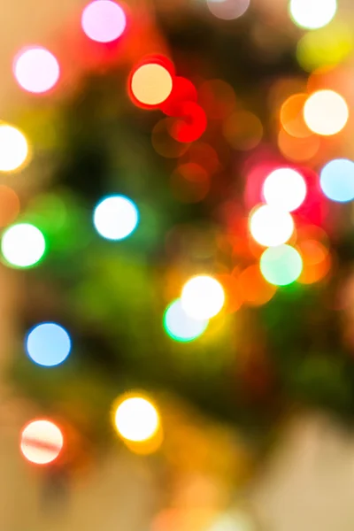 Defocused Kerstverlichting Achtergrond — Stockfoto