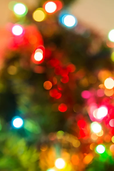 Defocused Kerstverlichting Achtergrond — Stockfoto