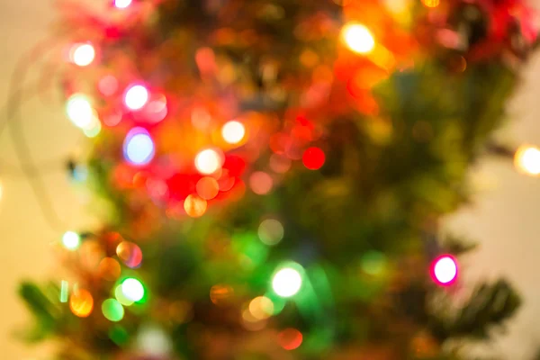 Defocused Kerstverlichting Achtergrond — Stockfoto