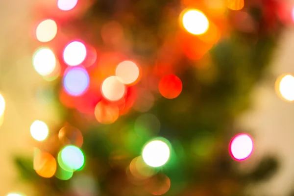 Defocused Kerstverlichting Achtergrond — Stockfoto