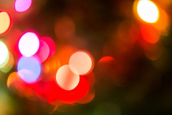 Fondo Desenfocado Luces Navidad — Foto de Stock