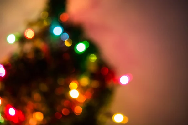 Fondo Desenfocado Luces Navidad — Foto de Stock