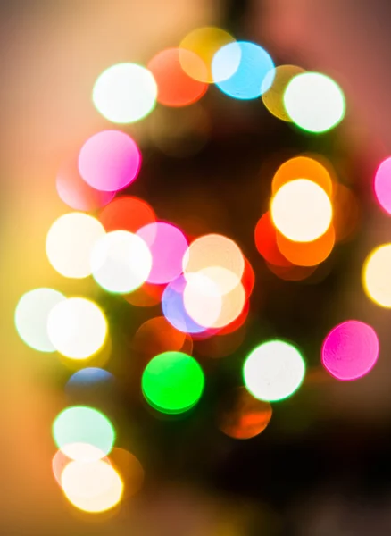 Fondo Desenfocado Luces Navidad —  Fotos de Stock