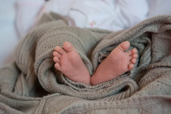 Kojenecká Dětská Noha Novorozence — Stock fotografie