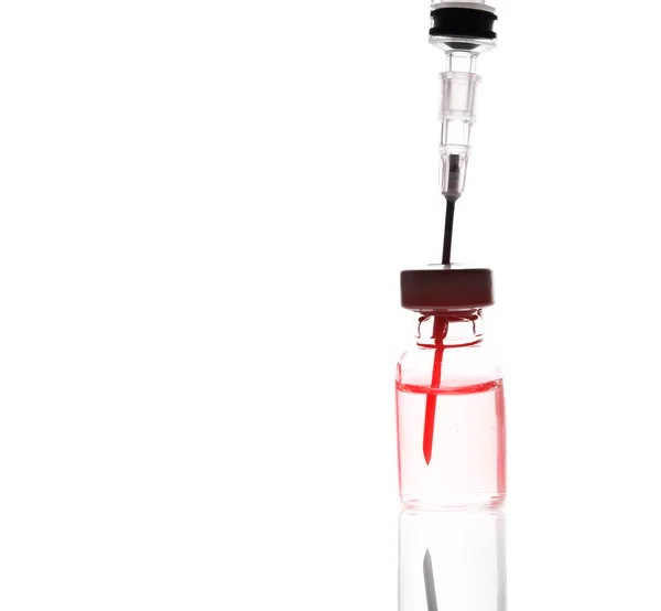 Syringe Vaccine Isolated — Stock Photo, Image