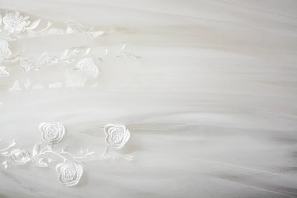Bílé Svatební Šaty Pozadí — Stock fotografie