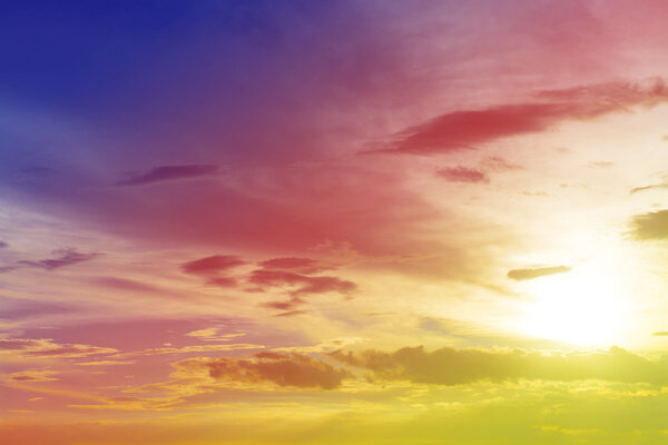Colourful sky sunset Colorful sky