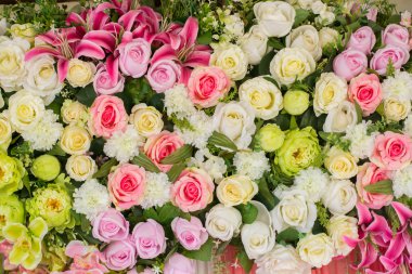 güzel düğün yapay çiçek arka plan