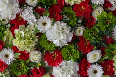 güzel düğün yapay çiçek arka plan