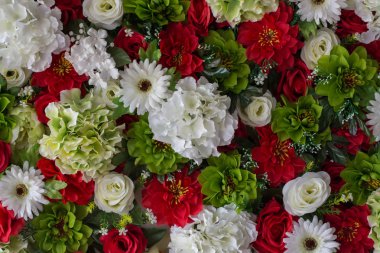 güzel düğün yapay çiçek arka plan