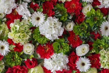 güzel düğün yapay çiçek arka plan