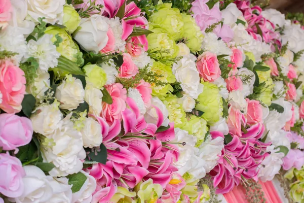 Bel Matrimonio Sfondo Fiore Artificiale — Foto Stock