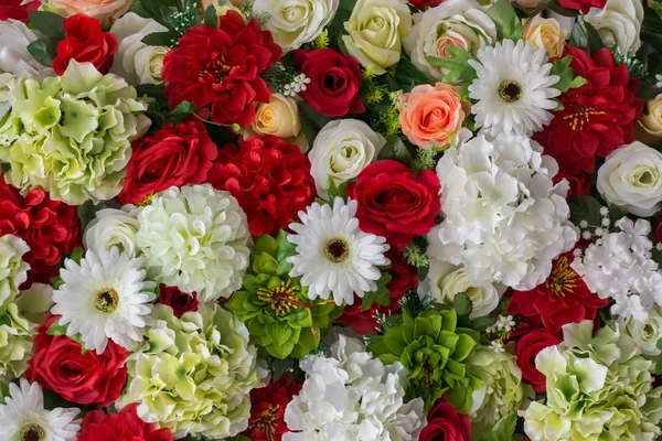 Schöne Hochzeit Künstliche Blume Hintergrund — Stockfoto