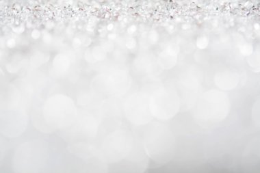 soyut gümüş beyaz bokeh ışıklar arka plan