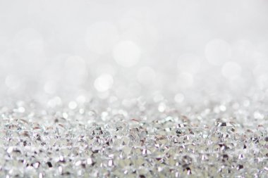 soyut gümüş beyaz bokeh ışıklar arka plan