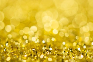 Altın bahar ya da yaz, Noel Glittering arka plan. Tatil bir