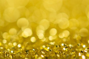 Altın bahar ya da yaz, Noel Glittering arka plan. Tatil bir