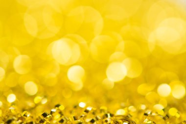 Altın bahar ya da yaz, Noel Glittering arka plan. Tatil bir