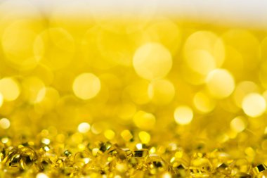 Altın bahar ya da yaz, Noel Glittering arka plan. Tatil bir