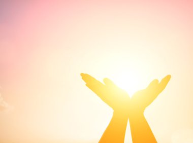 El kuş şekli silüeti