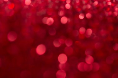 Kırmızı bokeh tatil Noel süslemeleri arka plan dokulu