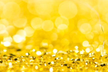 Altın bahar ya da yaz, Noel Glittering arka plan. Tatil bir