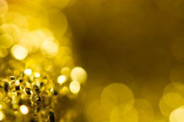 Altın bahar ya da yaz, Noel Glittering arka plan. Tatil bir