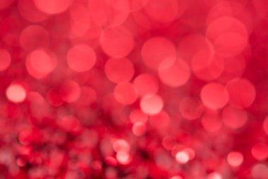 Kırmızı bokeh tatil Noel süslemeleri arka plan dokulu