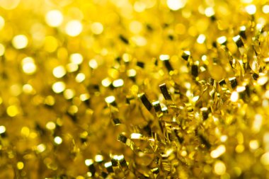 Altın bahar ya da yaz, Noel Glittering arka plan. Tatil bir