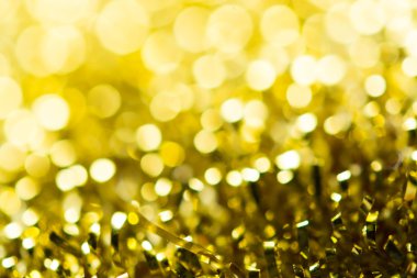 Altın bahar ya da yaz, Noel Glittering arka plan. Tatil bir