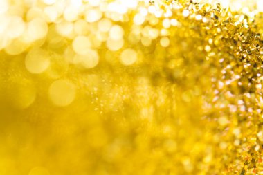 Altın bahar ya da yaz, Noel Glittering arka plan. Tatil bir