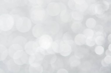 soyut gümüş beyaz bokeh ışıklar arka plan