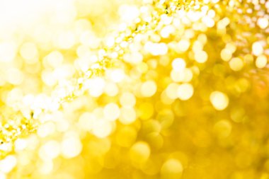 Altın bahar ya da yaz, Noel Glittering arka plan. Tatil bir