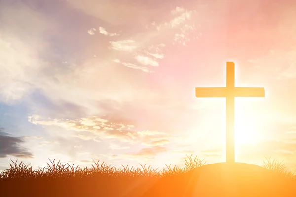 Gün batımında dağda