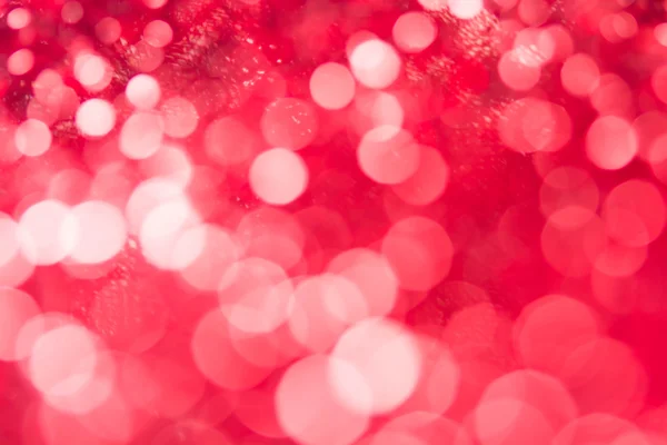 Bokeh rojo vacaciones texturizado decoraciones de Navidad fondo —  Fotos de Stock