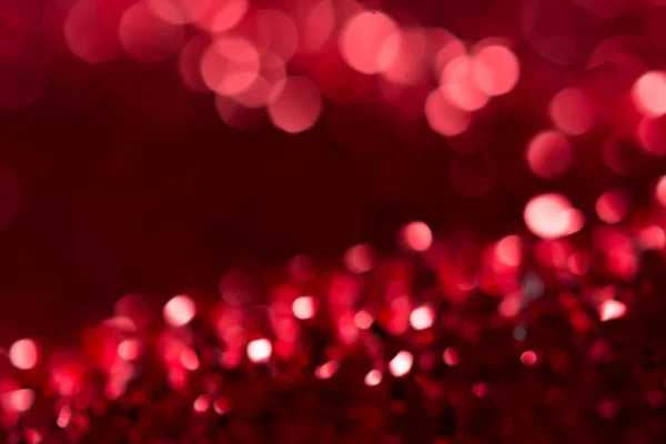 Vermelho bokeh feriado texturizado Natal decorações fundo — Fotografia de Stock