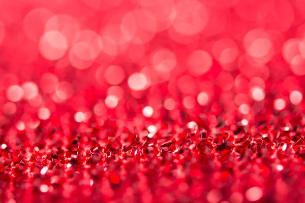 Vermelho bokeh feriado texturizado Natal decorações fundo — Fotografia de Stock