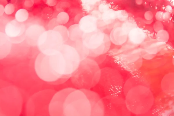 Vermelho bokeh feriado texturizado Natal decorações fundo — Fotografia de Stock