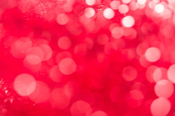 Vermelho bokeh feriado texturizado Natal decorações fundo — Fotografia de Stock