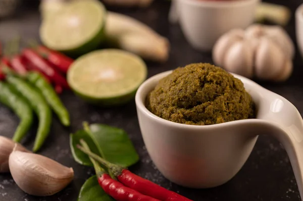 Pâte Curry Vert Base Chili — Photo