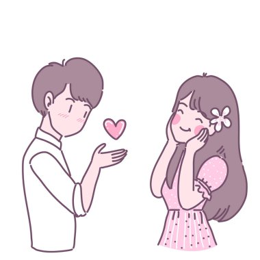 Birbirine aşık erkekler ve kadınlar.