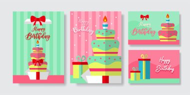 Pasta resimleriyle süslenmiş mutlu yıllar.