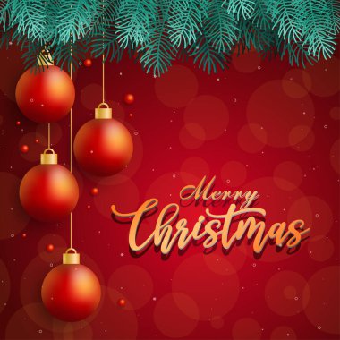 Mutlu Noel simgeleriyle kart tasarımı