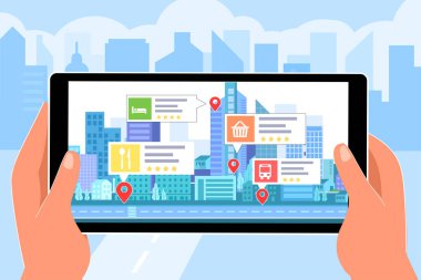 İnternet (IoT) akıllı bağlantı ve kontrol cihazı endüstri ağında ve her yerde, her zaman, herkes ve internet ile herhangi bir iş. Dünyanın gelecekçi teknolojisi.